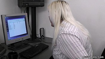 Preview 1 of Drunk Swingers Blowjob Swallow - Working blonde woman takes bass cock from behind