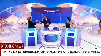 Preview 1 of Bf Com Hd Mein - BALARINA NO PROGRAMA SILVIO SANTOS MOSTRANDO A CALCINHA