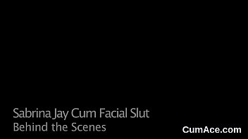 Preview 3 of English Bp Vidio - Wacky honey gets jizz shot on her face swallowing all the load