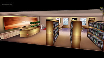 Preview 1 of Rafique - Room Biblioth&eacute_que 5pose 2style 3person Mail_toonslive3@gmail.com