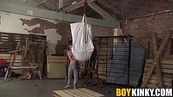 Preview 1 of Mom Ngentot Nak - Sean Taylor teaching Billy a harsh ass lesson in dungeon