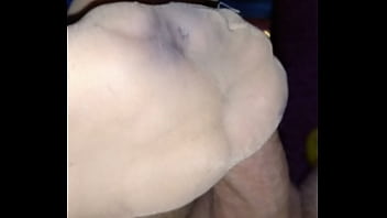 Preview 1 of Afro Painful Ass - homemade footjob with sheer nylons
