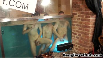 Preview 3 of Womb Pussy - Muscular euro stud cumdrenched in group