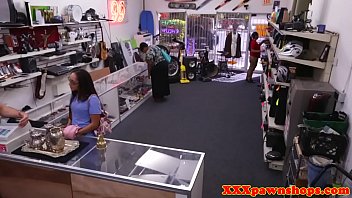 Preview 2 of Old Xxx Dawolod - Pawnshop nurse riding dick in store