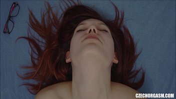 Preview 3 of British Uni Students - Redhead Girl Rubbing Big Lips Pussy