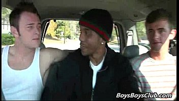 Preview 2 of Cum On Black Ass - Blacks On Boys - Gay Hardcore Interracial Fuck Video 15