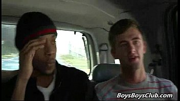 Preview 3 of Cum On Black Ass - Blacks On Boys - Gay Hardcore Interracial Fuck Video 15