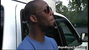 Preview 1 of Valentina Napi Forest - Blacks On Boys - Gay Hardcore Interracial Fuck Video 29