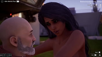 Preview 3 of Deserts Sex - All Sex Scenes Maya vs Setro - Wild Life
