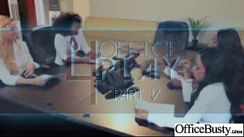 Preview 1 of Overstall - Office Hard Intercorse With Busty Slut Girl (anya diamond jade jasmine) mov-01