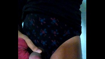 Preview 4 of Great Webcam Hd Strip Naked - Boy masturbating wearing his friend&#039_s &#039_s stolen sexy panty