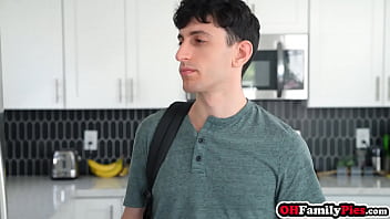 Preview 1 of Sex1245 - Big ass teen stepsister Megan Marx celebrated hump day in on big hard hump