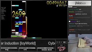 Preview 3 of Cute Girls Hot Boobs - osu!mania | Cyber Induction [IcyWorld]  DT | Played by jhlee0133