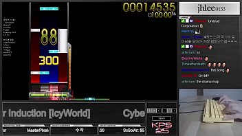 Preview 1 of Cute Girls Hot Boobs - osu!mania | Cyber Induction [IcyWorld]  DT | Played by jhlee0133