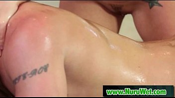 Preview 1 of Simranporn - Gorgeous jappanese masseuse gives sensual nuru massage 10