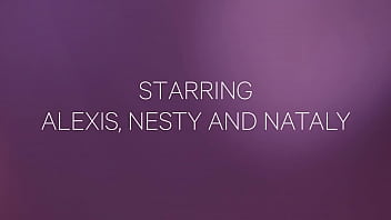 Preview 2 of Porn Bisekal - Girls Rimming - Rimjob Exploitation with Alexis,  Nesty and Nataly