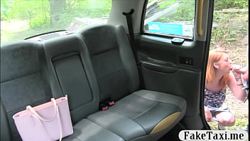 Preview 2 of Gambians Girls Porno - Redhead passenger banged by fake driver in the backseat