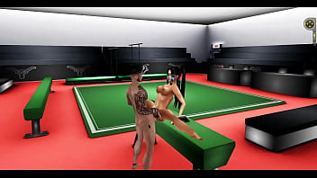 Preview 2 of Ness Porn Video - Imvu Room Salle de Gym 5 pose Mail_ toonslive3@gmail.com march&eacute_