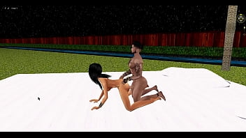 Preview 1 of Yrough Anal - Imvu Room Paysage 13 pose Mail_ toonslive3@gmail.com march&eacute_ noir