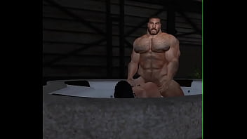 Preview 1 of Twins Licking - cam heyward and babe horned up in hot tub