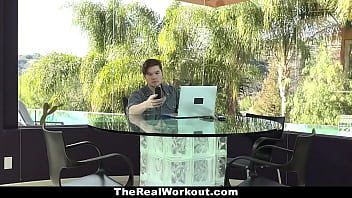 Preview 1 of Hollywood Xnxx Movies Com - TheRealWorkout - Hot Milf (Sarah Vandella) Fucks Fitness Client