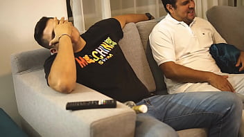 Preview 1 of Mom Gavis Xxx - My Stepmother and stepfather fuck me in the ass for the first time while my cuckold boyfriend is present,  anal creampie! Naty Delgado and Kathalina7777