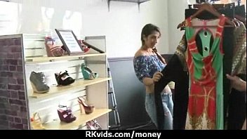 Preview 2 of Paman Perkosa Keponakan - Stunning Euro Teen Gets Talked In To Giving A Blowjob For Cash