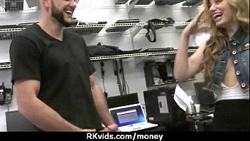 Preview 1 of Leves Caricias - Stunning Euro Teen Gets Talked In To Giving A Blowjob For Cash 15