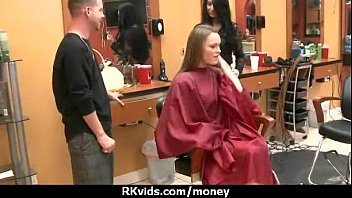 Preview 4 of Lorelei Mature Russian - Stunning Euro Teen Gets Talked In To Giving A Blowjob For Cash 7
