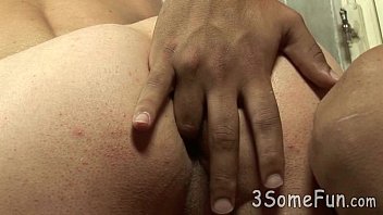 Preview 1 of Sperma Coffee - Mind-blowing all-male oral threesome orgy at home
