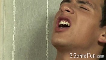 Preview 1 of Songs Poshto - Mind-blowing all-male oral threesome orgy at home