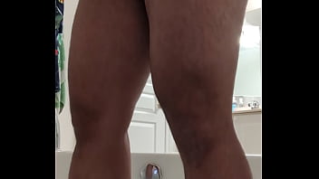 Preview 4 of Japanise Lesbians - Flnava24 Riding XL Bad Dragon Dildo in Bathroom