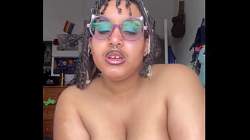 Preview 2 of Aj Ab - Your Nonbinary Goddess Sings You 2 Sleep On Their Massive Titz