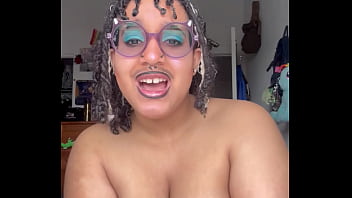 Preview 3 of Aj Ab - Your Nonbinary Goddess Sings You 2 Sleep On Their Massive Titz