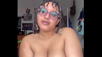 Preview 1 of Aj Ab - Your Nonbinary Goddess Sings You 2 Sleep On Their Massive Titz