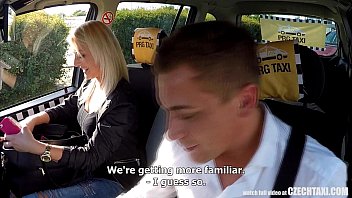 Preview 2 of Sacramento Blonde - Unbelievable Reality - Strangers Voyeurs Watching Czech TAXI car in action