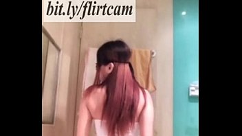 Preview 1 of Xxxbp Movice - Asian girl sexy dancing on webcam - b i t . l y /flirtcam