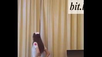 Preview 2 of Nubes De Verano La Portiera Nuda - A nurse sexy dancing on webcam - b i t (.) l y /flirtcam