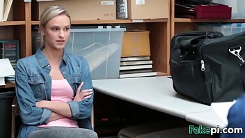 Preview 1 of Dating In Canada For Free - Blonde shoplifter sucking doggy style big cock
