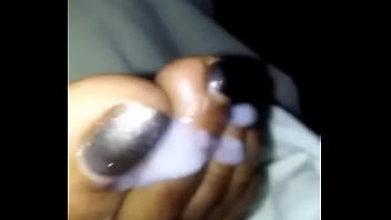 Preview 4 of Eveell - Thick White Icing of Cum In between toes