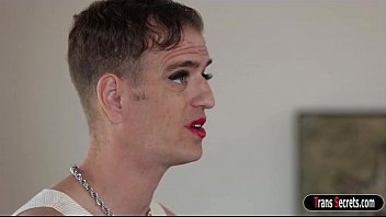 Preview 1 of Hot Amateur Chick Porn Delia - Shemale Jessica Fox gets sucked by and fucks a crossdresser