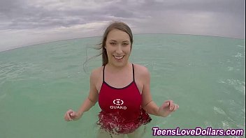 Preview 2 of Oral Creamy Close Up Compilation - Teen lifeguard jizz cash