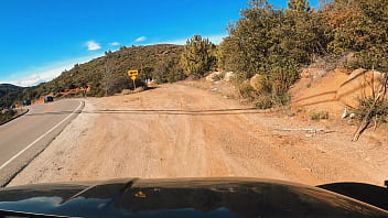 Preview 2 of Tenagefuck - Scarlett Johnson fucks on the road to Julian
