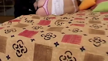 Preview 1 of Sleeping Ded Mom Sex Son - Brunette milf gallops a young cock and takes it back