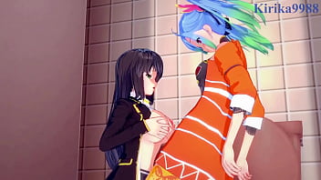 Preview 3 of Kanto Shak - Festenia Muse and Az Sainklaus and Setsuko Ohara intense lesbian play and futanari sex. - Super Robot Wars J &amp_ 30 &amp_ Z Hentai