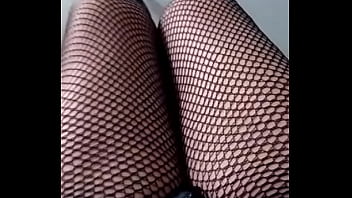 Preview 3 of Daysi Norway Sex - Devora y medias de red negras