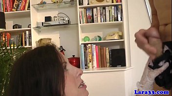 Preview 4 of Nayantars Oorn Sex - English mature wanking knicker wrapped cock