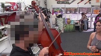 Preview 2 of Fuck Lady - Classy pawnshop amateur sucking for cash