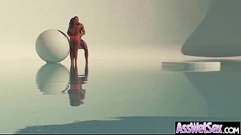 Preview 2 of Big Burm Fucked - (mia malkova) Girl With Big Round Butt Get Oiled And Anal Sex movie-24