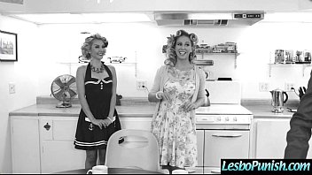 Preview 3 of Ankle Chain And Heels - (aaliyah&amp_cherie) Naughty Lesbo Girls Hard Play In Punish Sex Scene movie-01